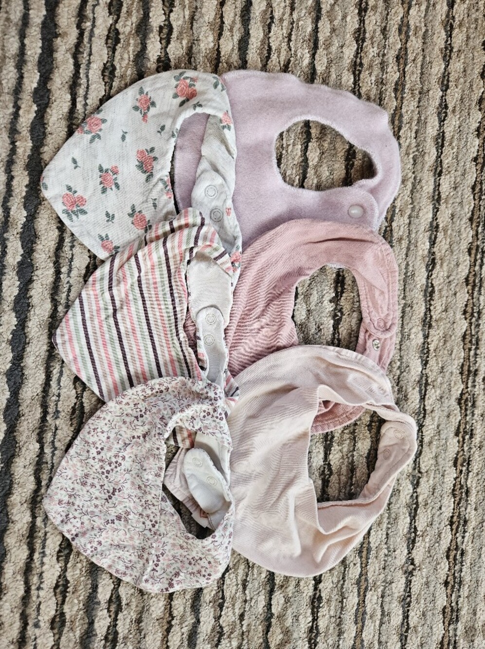 Set Of 6 Baby Bibs